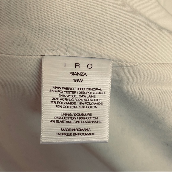 NWT IRO Bianza Kimono Style JKT Sz 38 BLK/Ecru/Sil - Picture 8 of 16